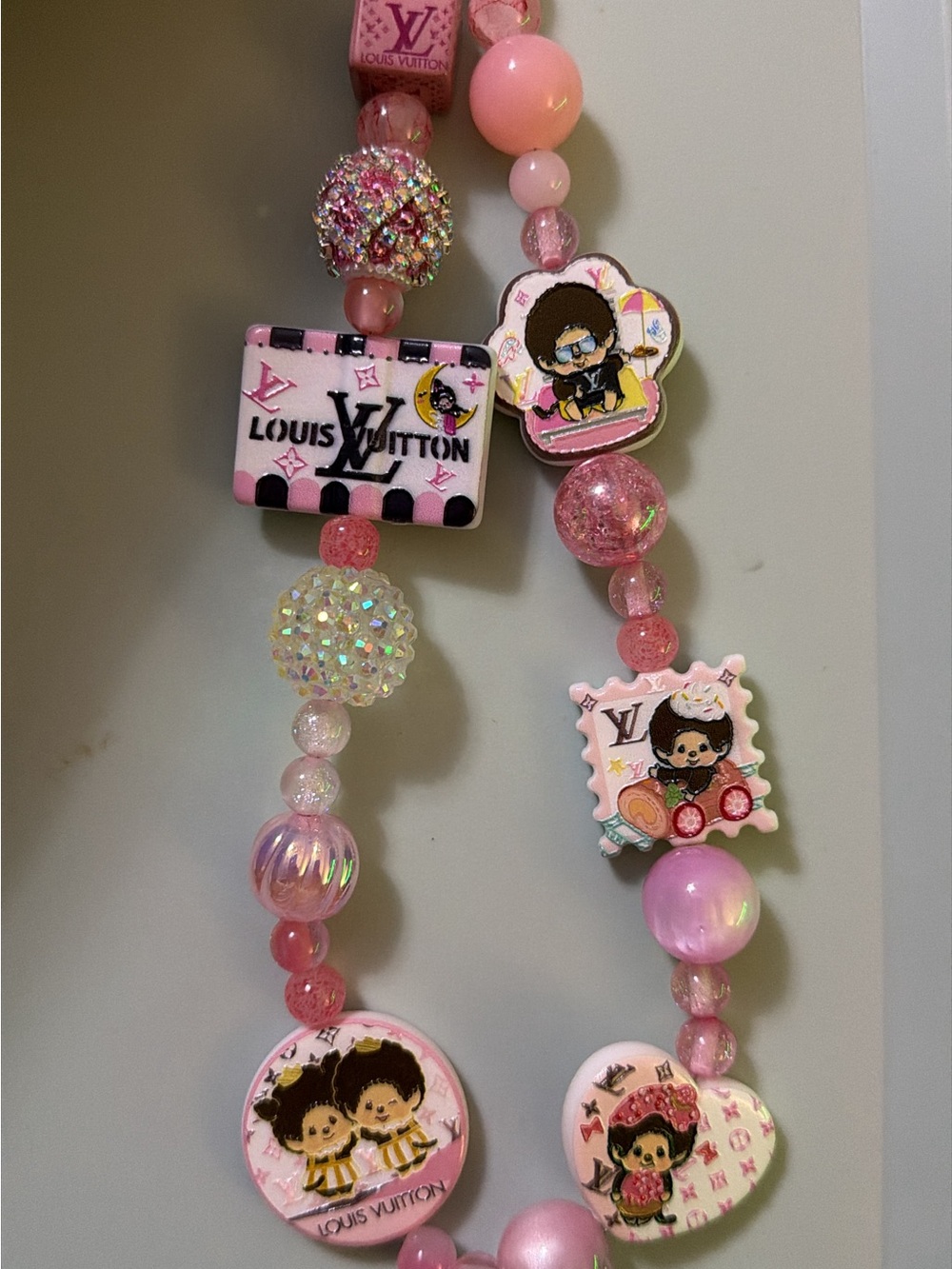 Designer Inspired Monchichi Phone/Bag/Key charm